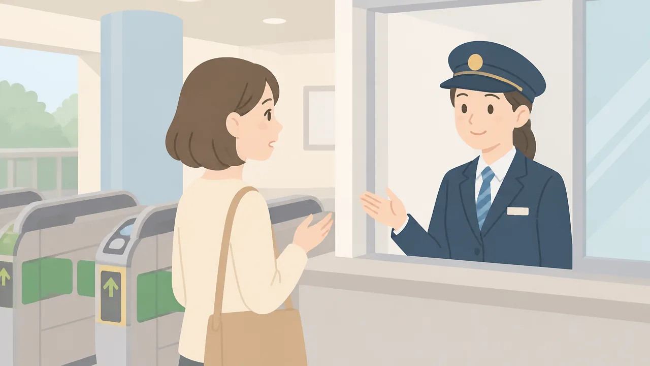 改札入ったけど出たいときは？駅員への伝え方と注意点