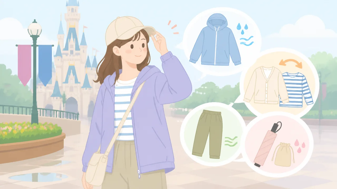 降水量1mmの日にディズニーは楽しめる？服装・持ち物と雨対策