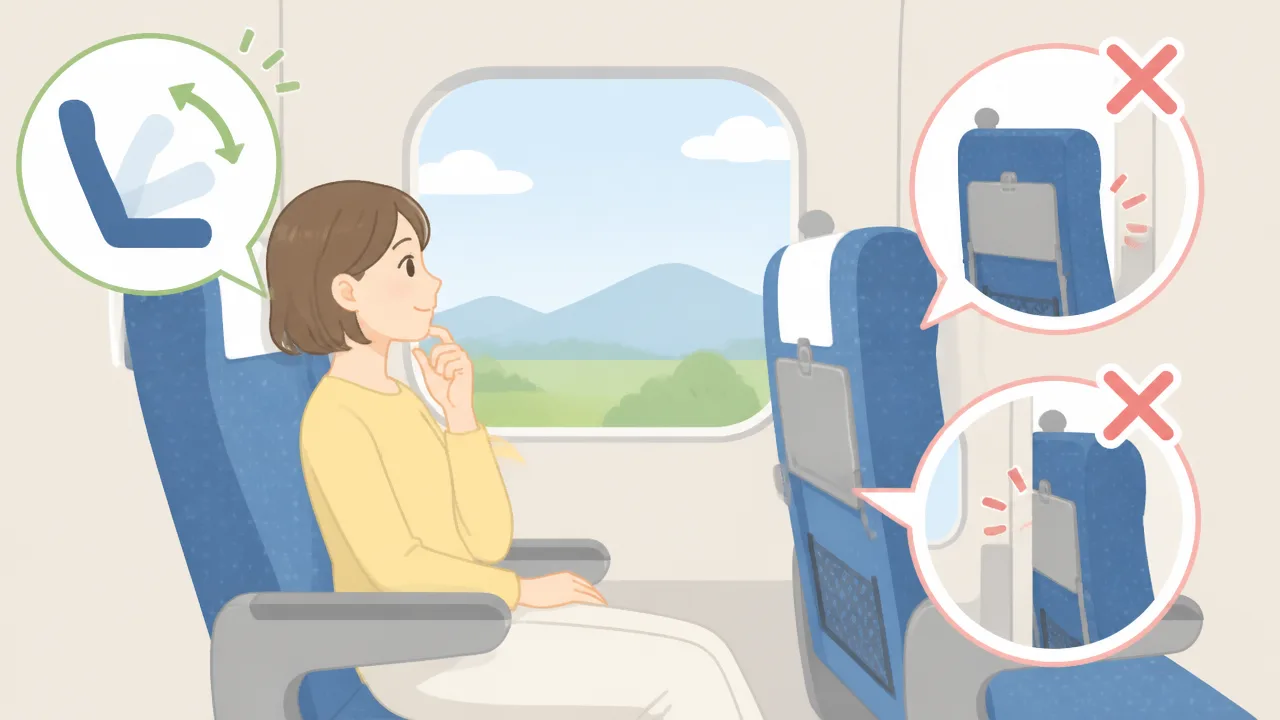 新幹線でリクライニングできない席はどこ？予約前に知りたい座席の選び方