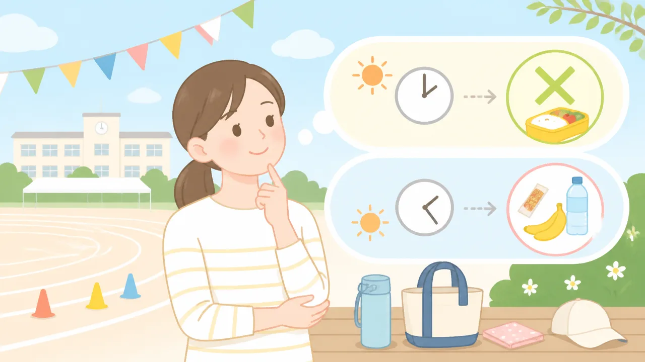 運動会が午前中だけの日の持ち物リストと準備のポイント