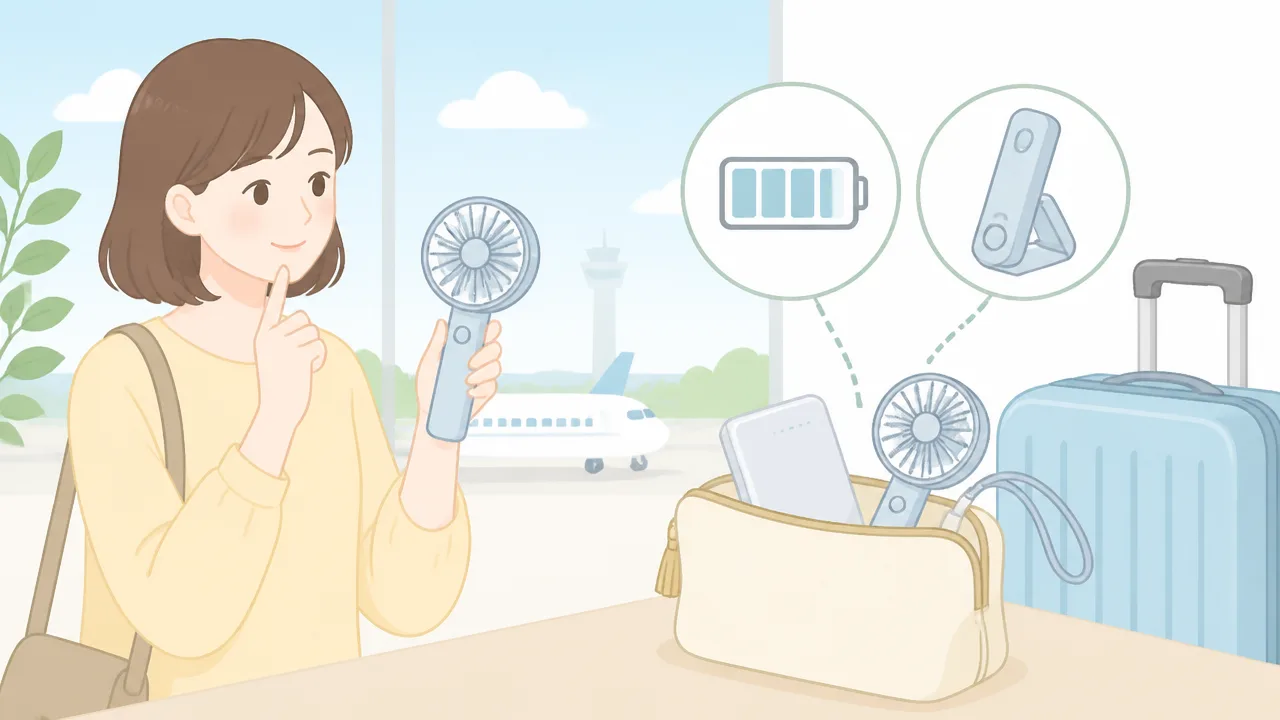ハンディファンは飛行機の国際線に持ち込める？預け入れルールも解説