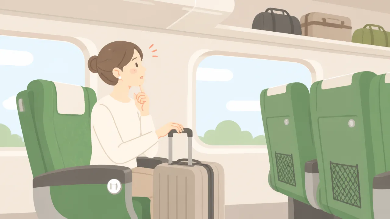 グリーン車のキャリーケースはどこに置く？荷物置き場と注意点