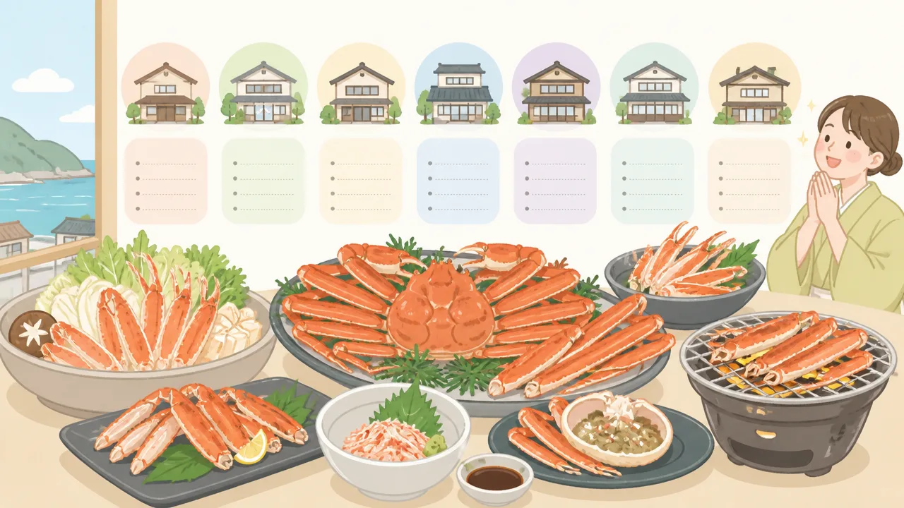 香住でカニが食べきれないほど味わえる安い民宿7選