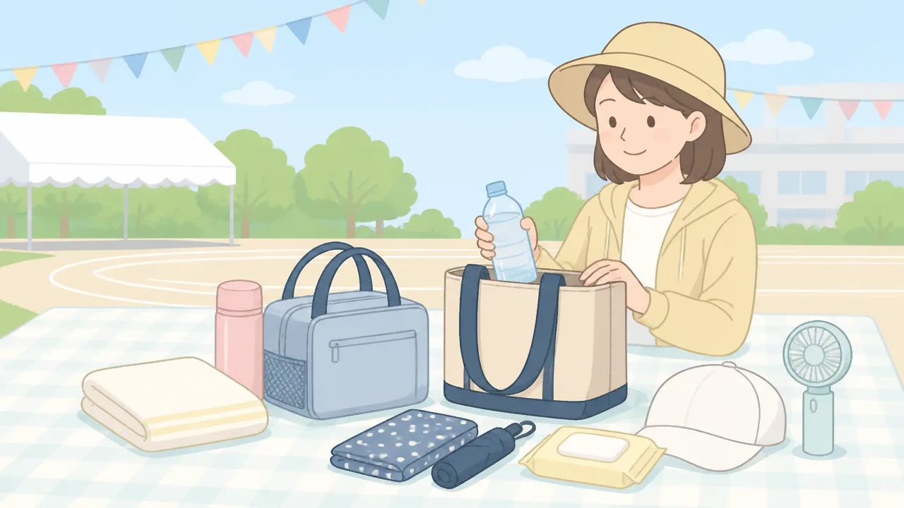 運動会が午前中だけの日の持ち物リストと準備のポイント
