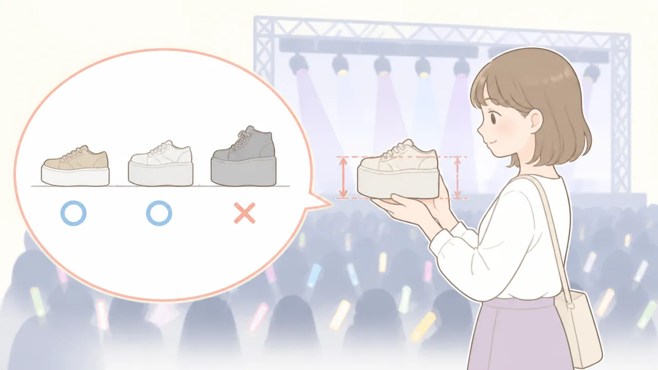 ライブの厚底は何センチまで？迷惑になりにくい高さと靴選びのコツ