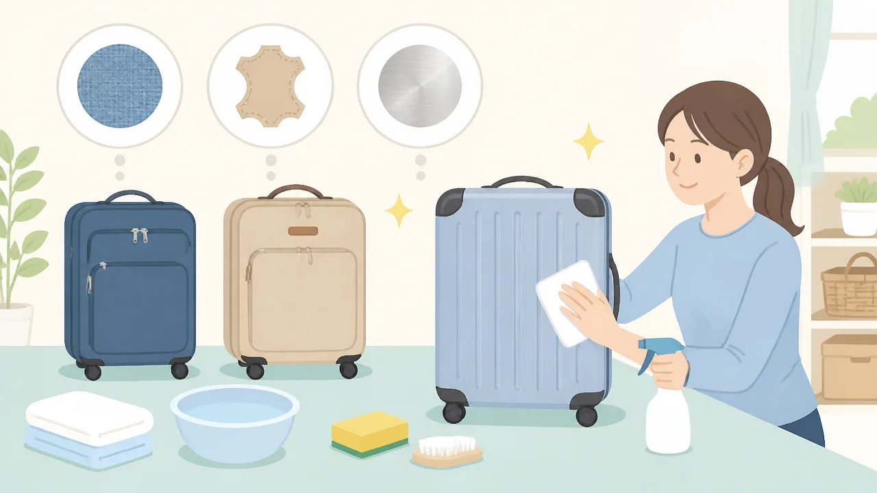 スーツケースがカビ臭いときの対処法|原因と予防、正しい保管方法