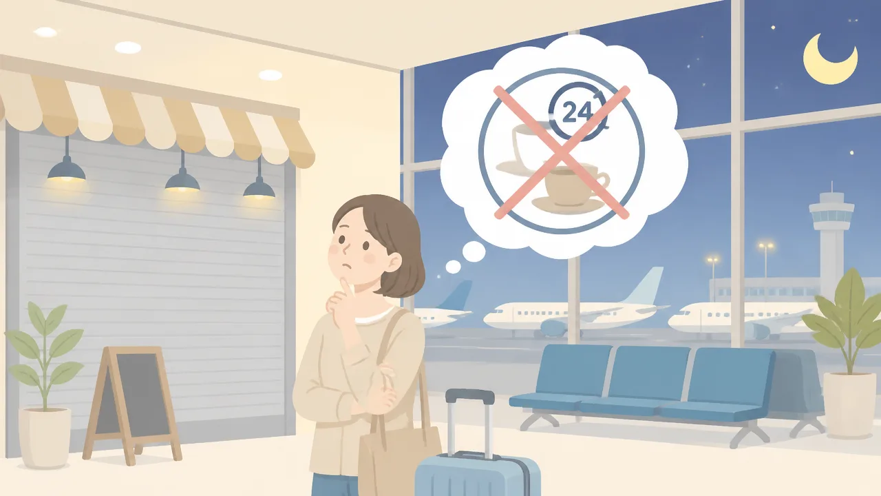 羽田空港の国内線に24時間営業のカフェはある？早朝・深夜の選択肢