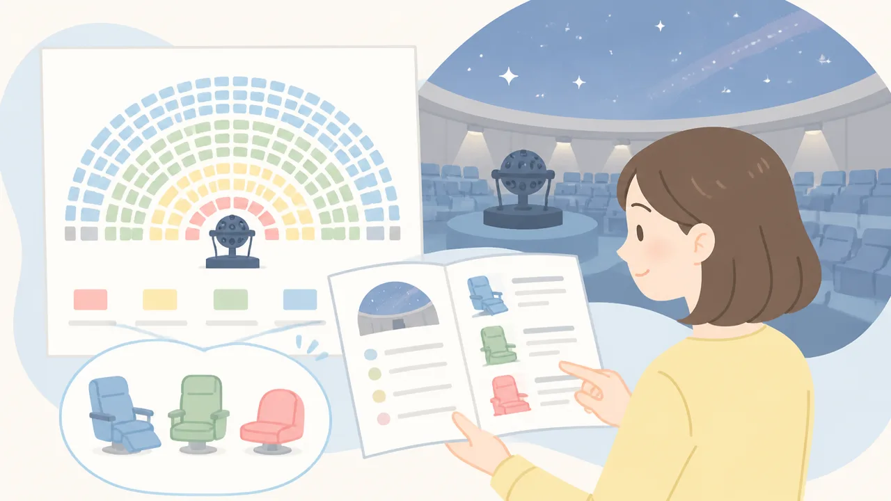 プラネタリウムはどこの席がいい?見やすい座席の選び方
