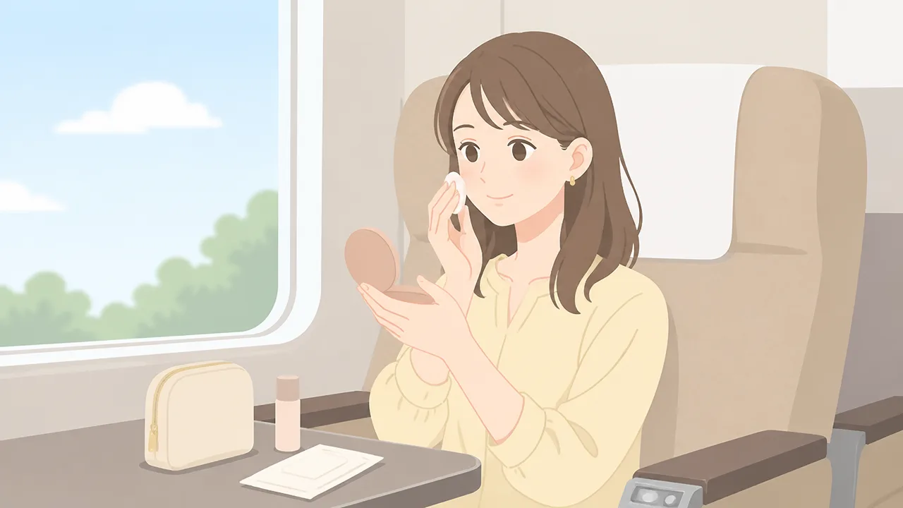 グリーン車でメイクはしてもいい?気になる車内マナーと身支度のコツ