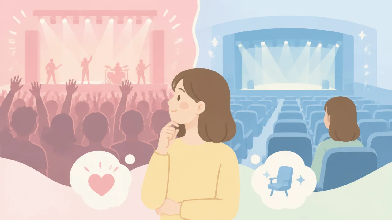 ライブはスタンディングと指定席どっちがいい？違いと向いている人